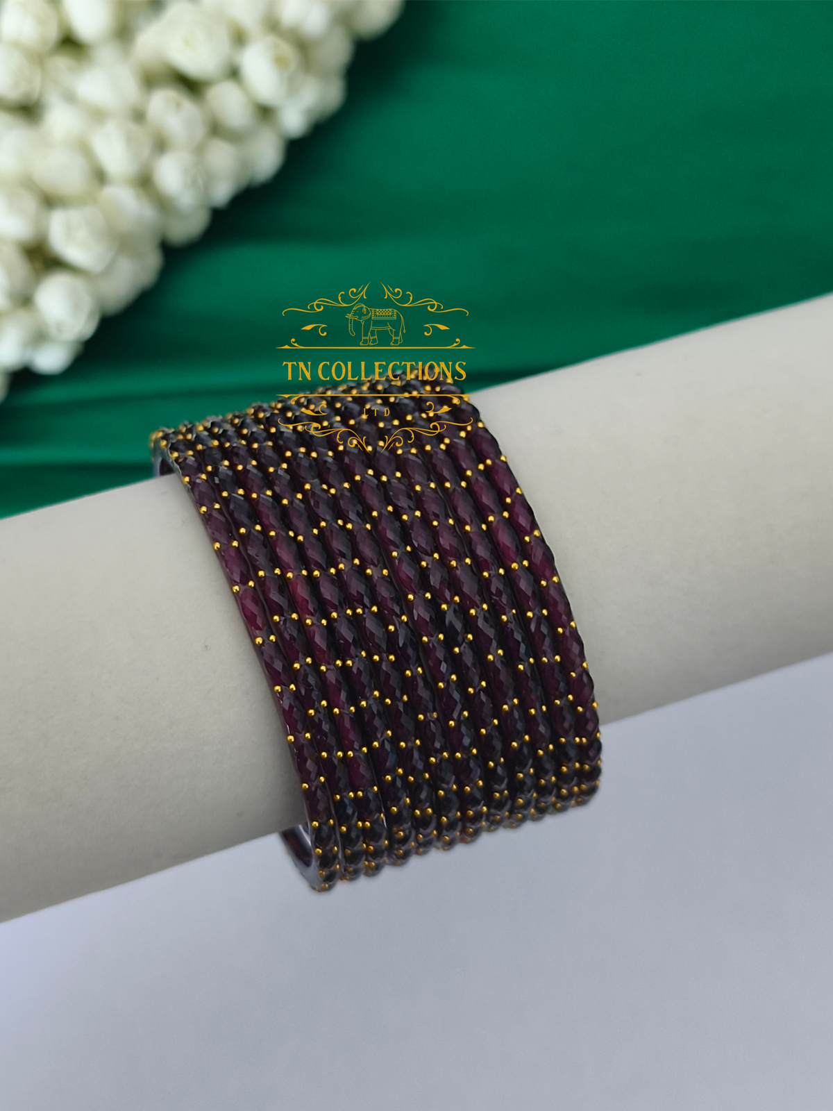 Trendy Raindrop Glass Bangles