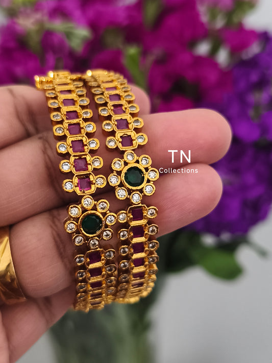 Matte Finish Bangles Set