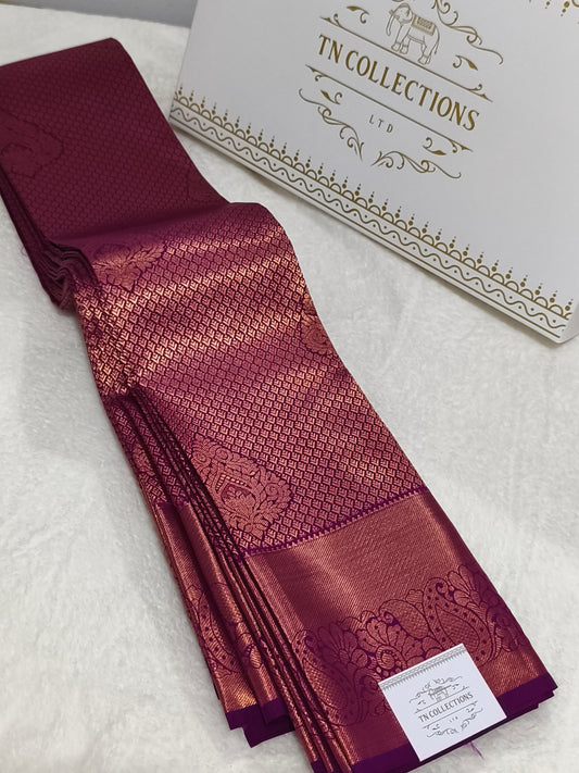 kanchi semi silk saree (Bridal Collection)
