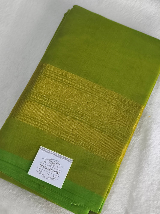 Pure handloom kanchi cotton saree