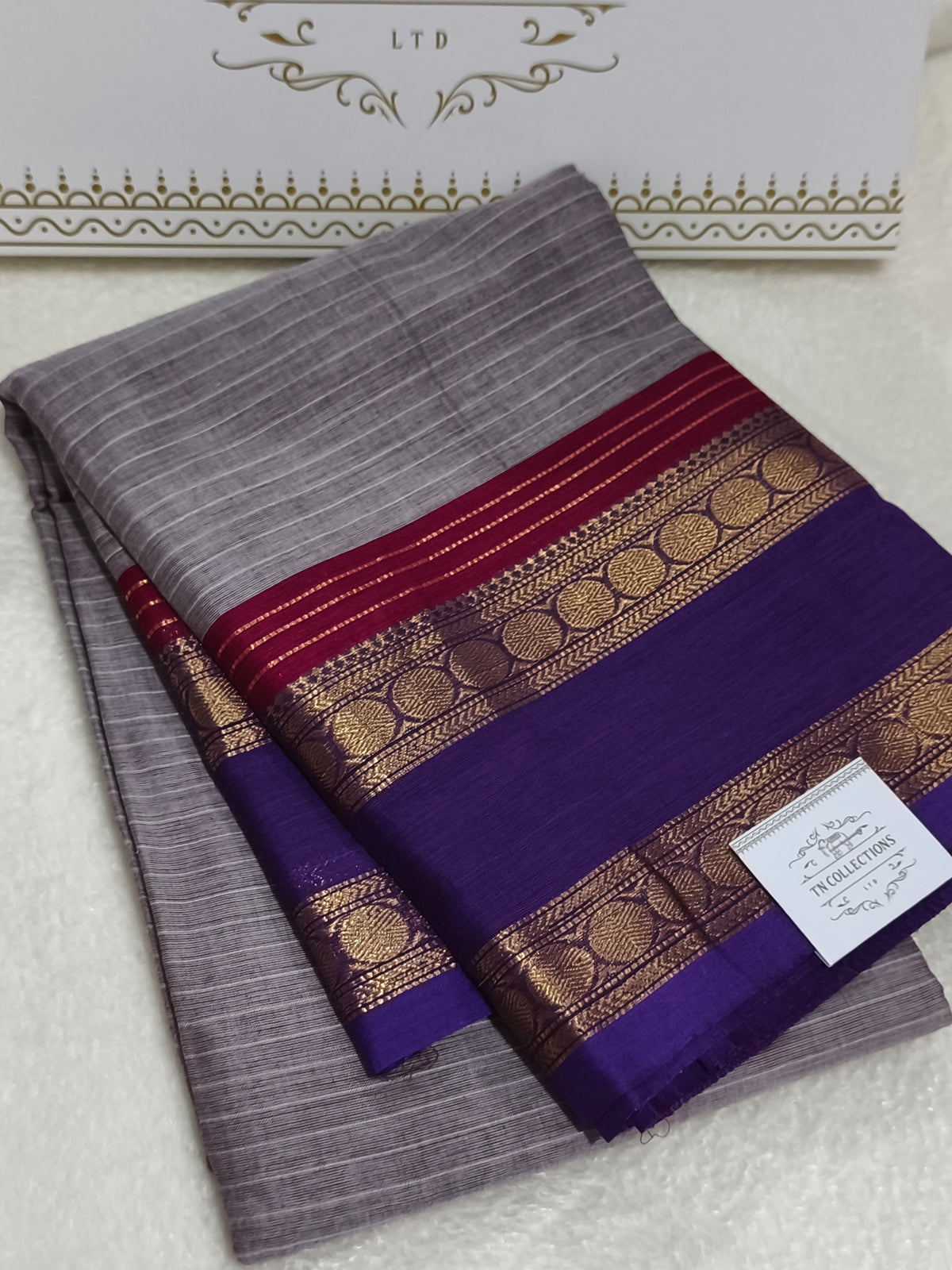 Pure Handloom Kanchi Cotton Saree