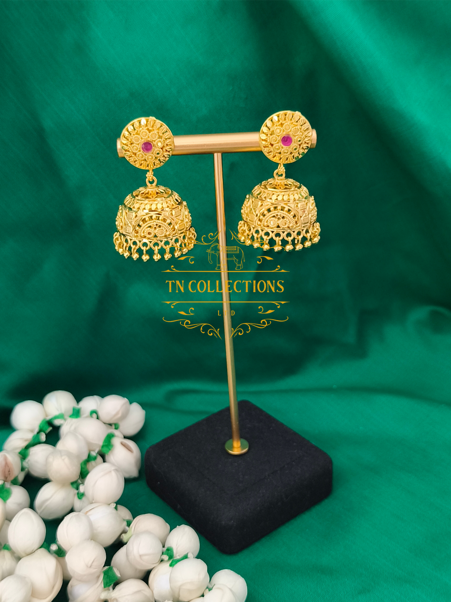 Highly Gold-Plated Traditional Jumka