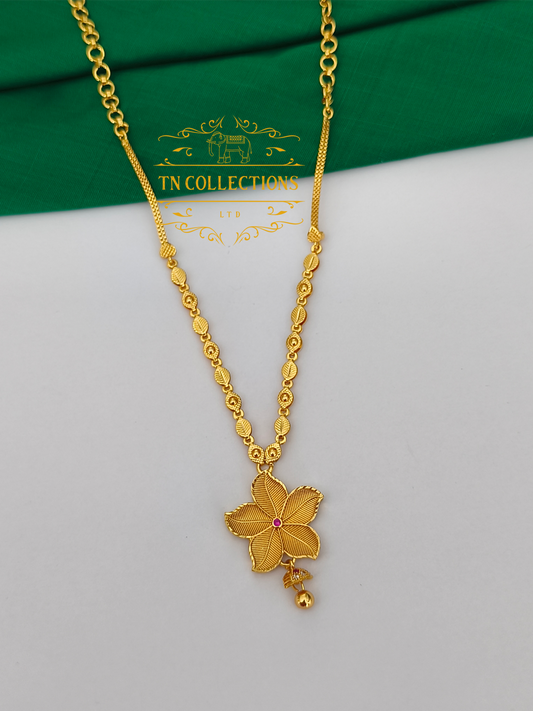 Micro Gold Finish cz stones Necklace