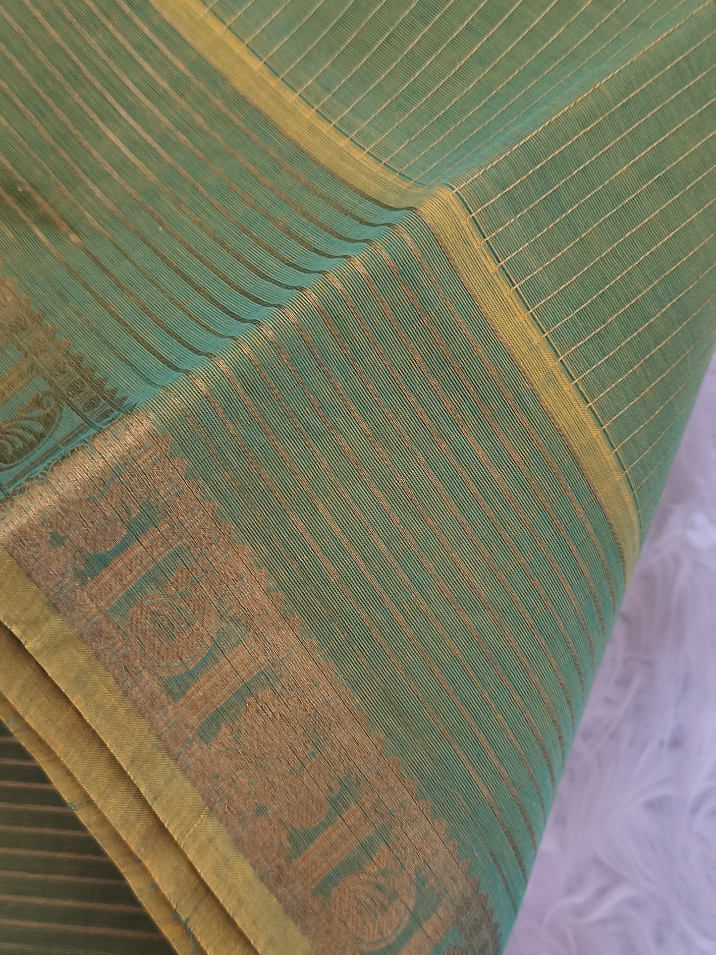 Pure Premium Kanchi cotton saree (120's count)