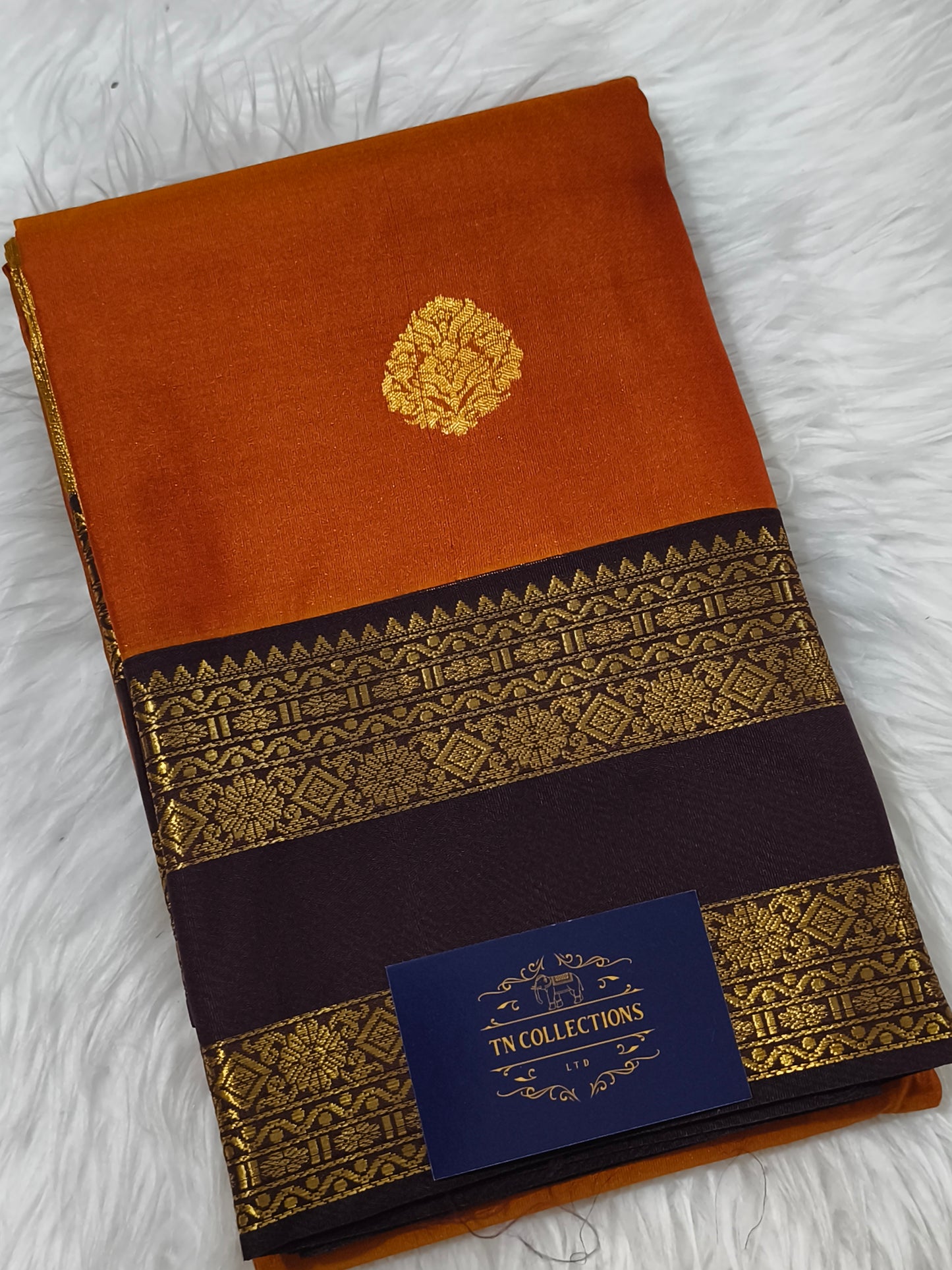 Vintage Semi Kanchipuram Silk Saree