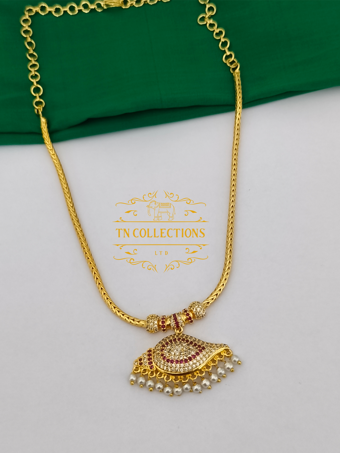 Micro gold plated Traditional sangu Attiyal