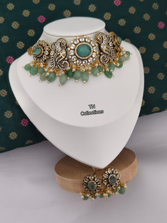 Premium Polish Choker Necklace Set