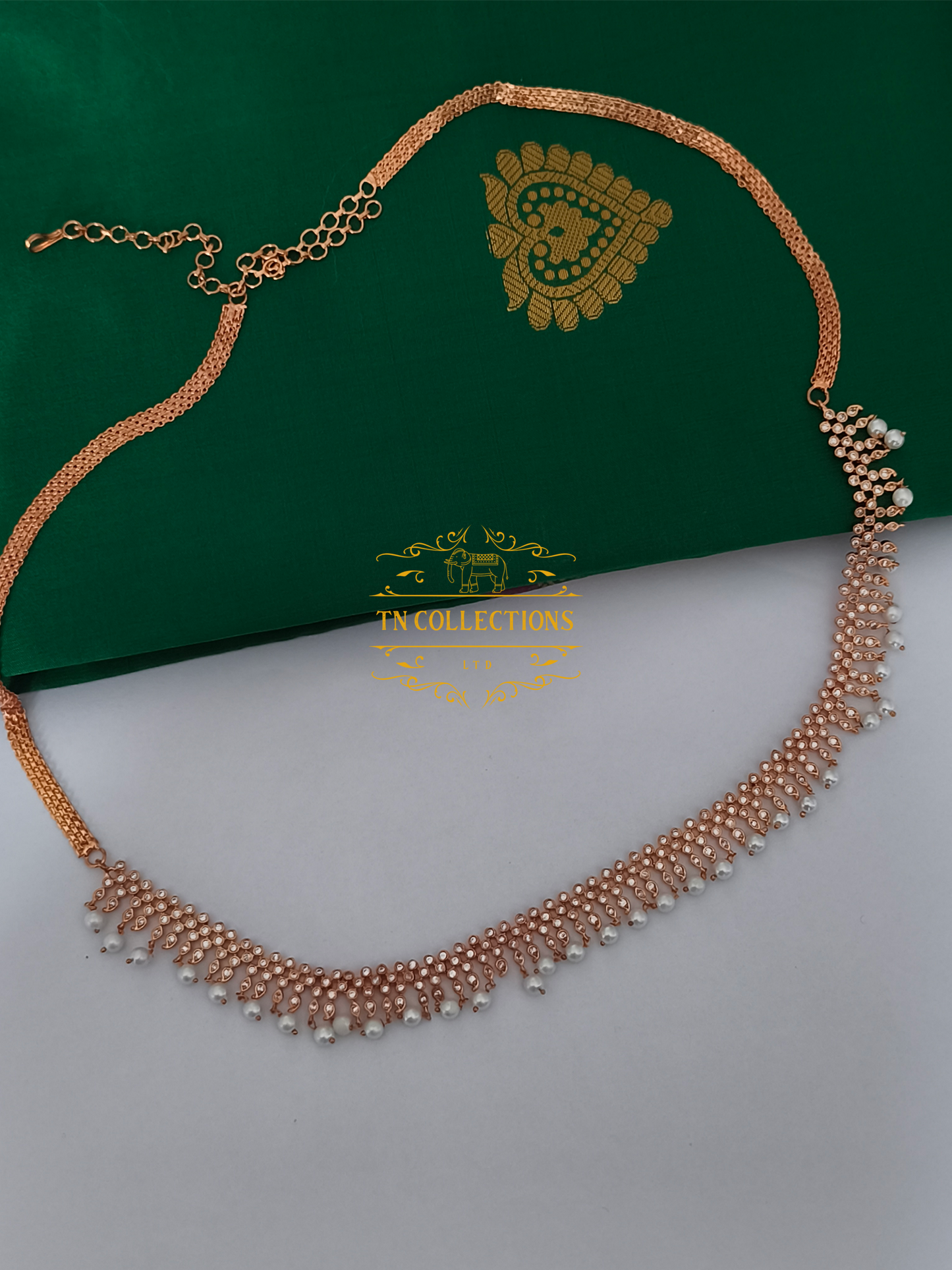 Rose Gold Finish Waistchain
