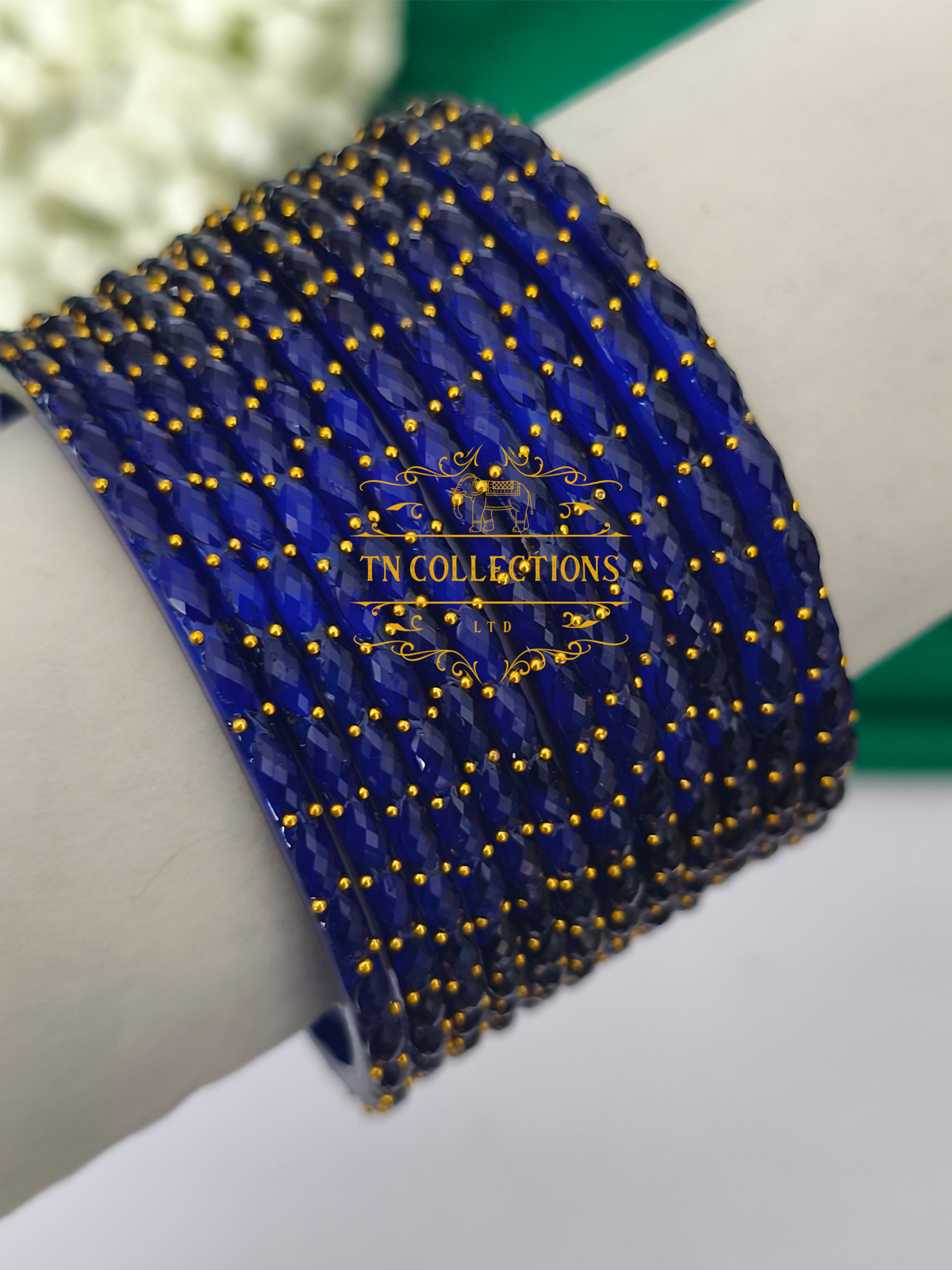 Trendy Raindrop Glass Bangles