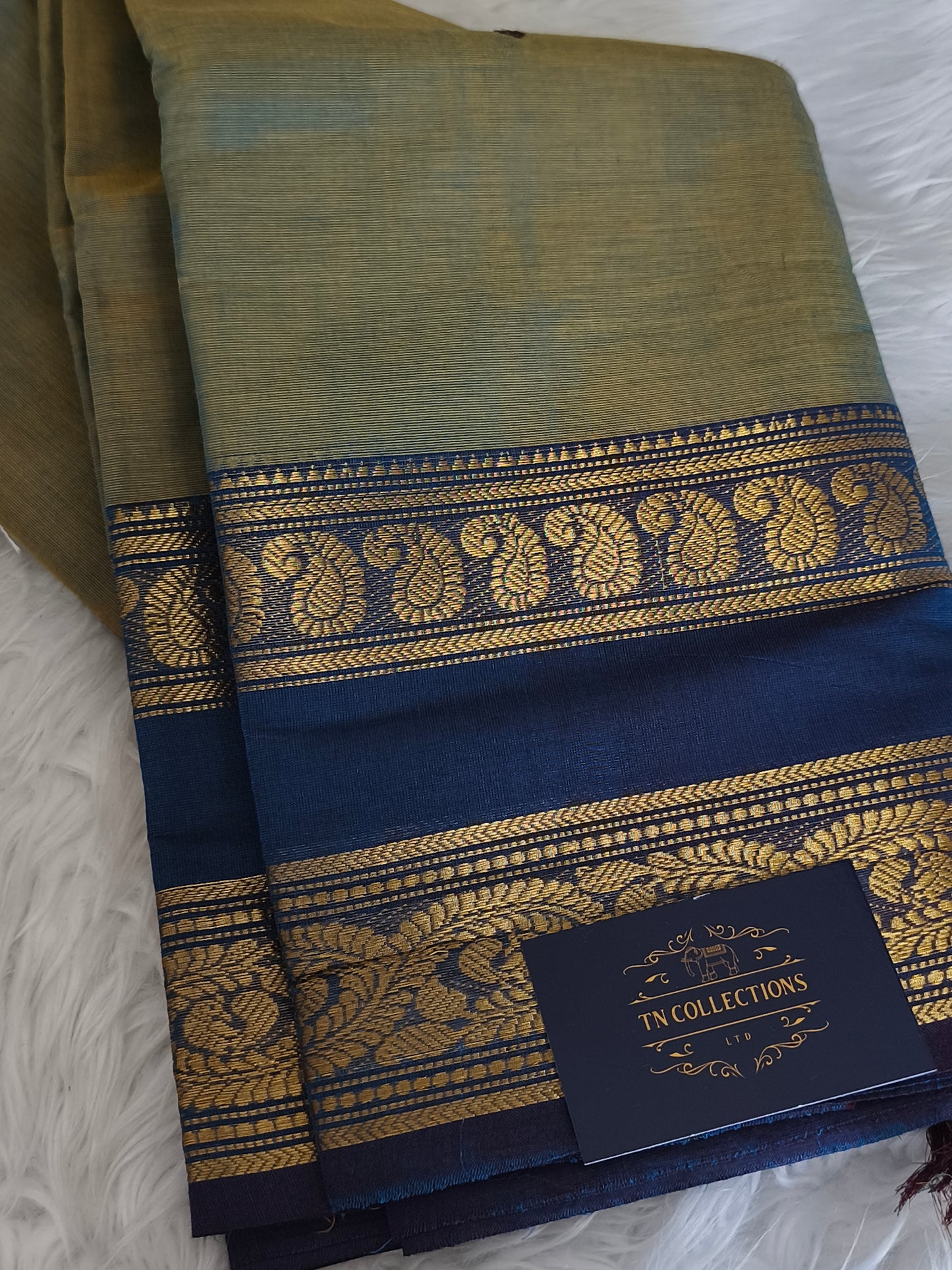 Pure handloom kanchi cotton saree