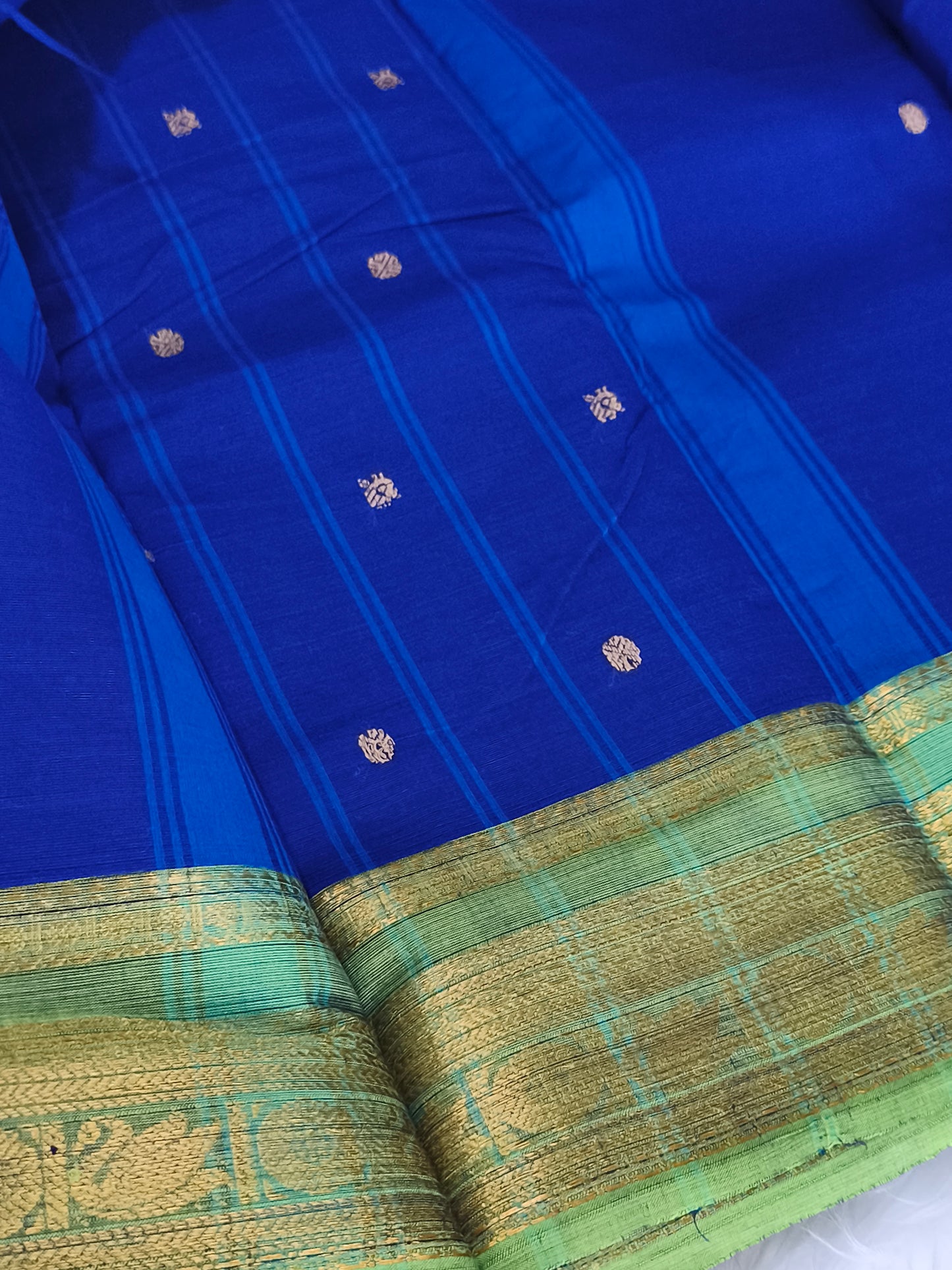Pure handloom kanchi cotton saree