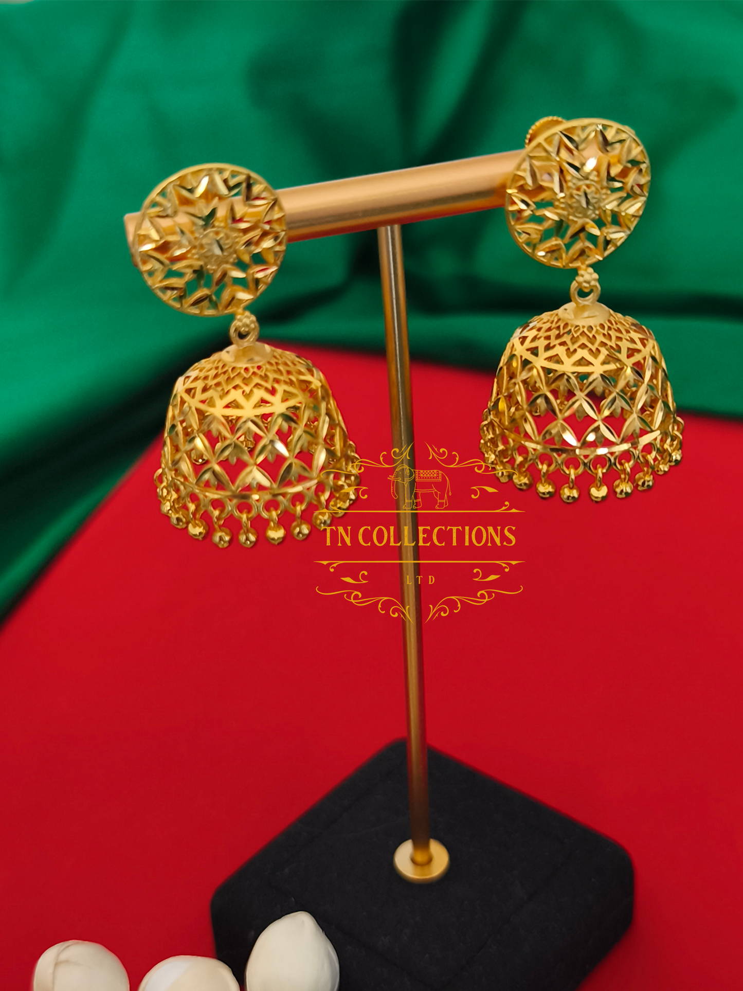 Highly Gold-Plated Traditional Jumka