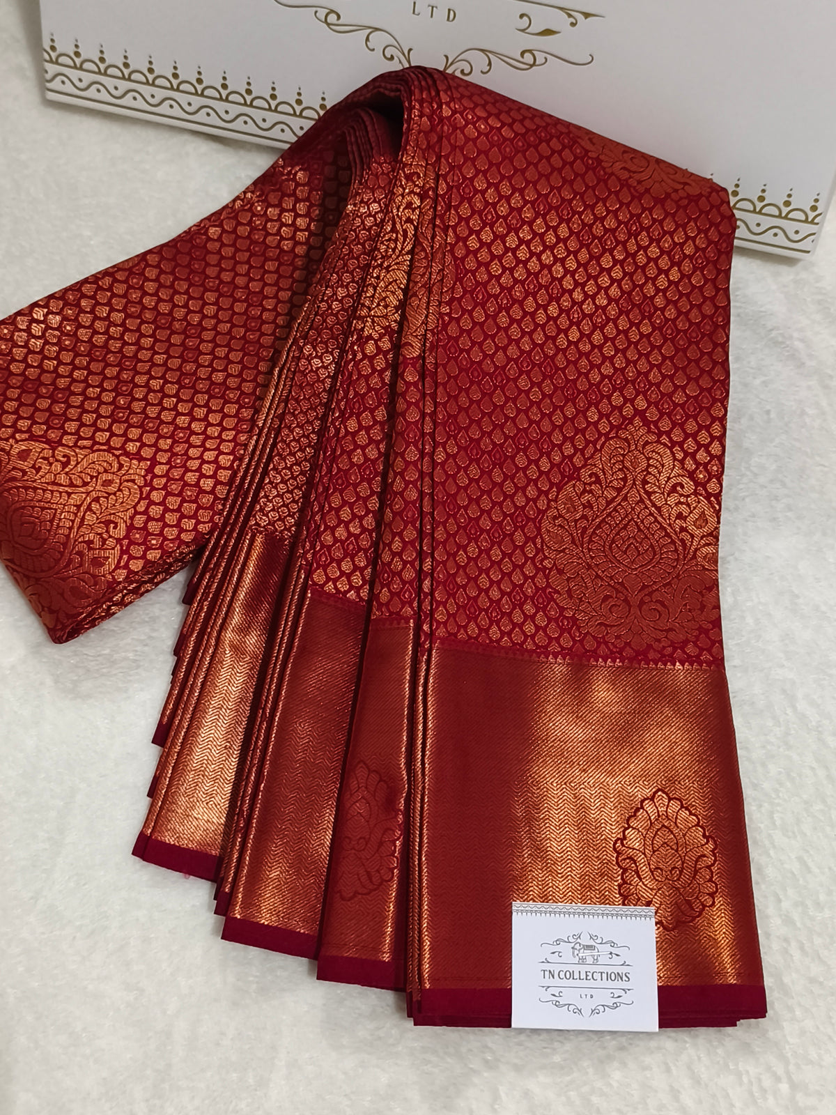 kanchi semi silk saree (Bridal Collection)