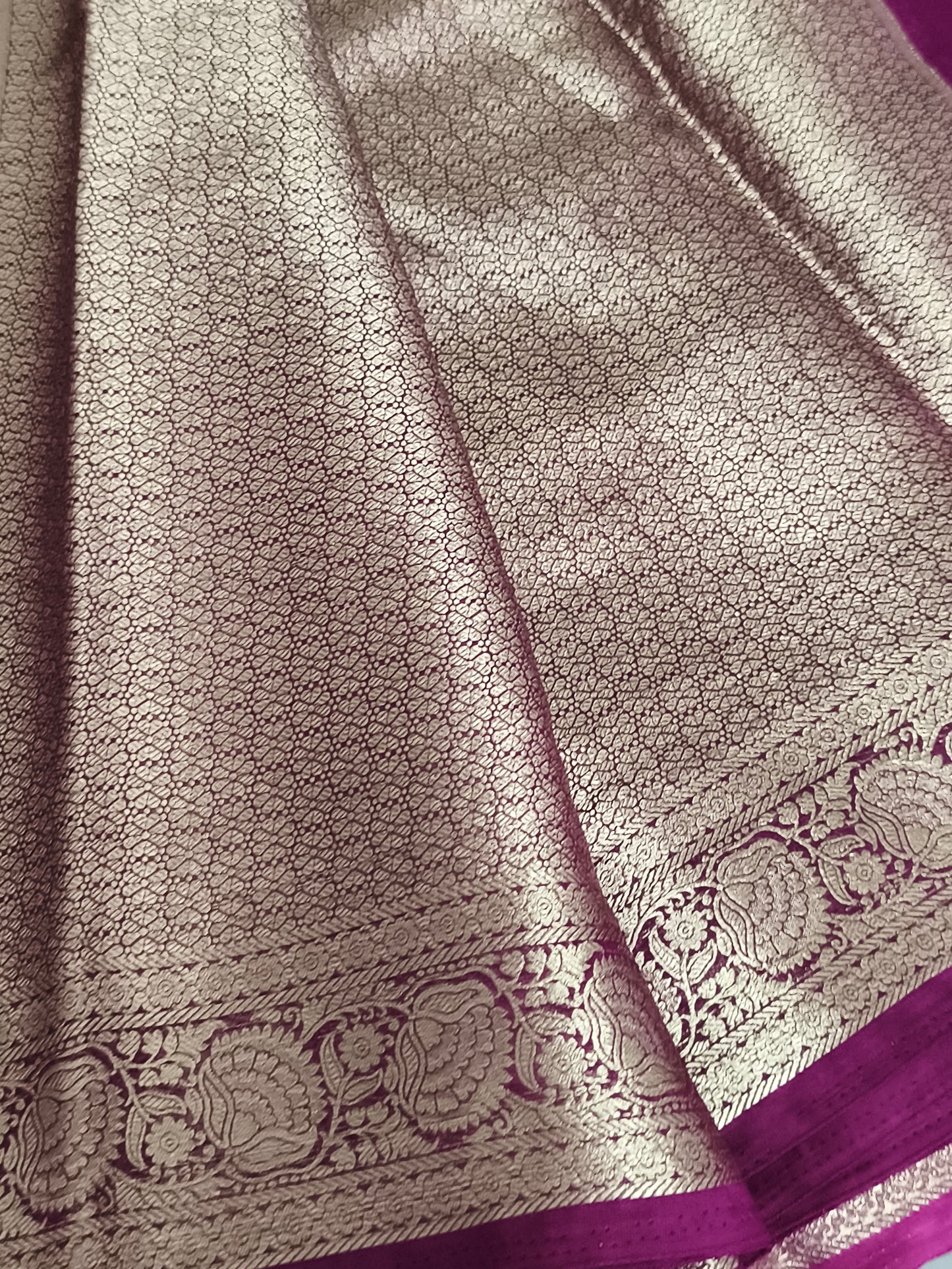 WINE colour Chiffon Georgette Party Saree