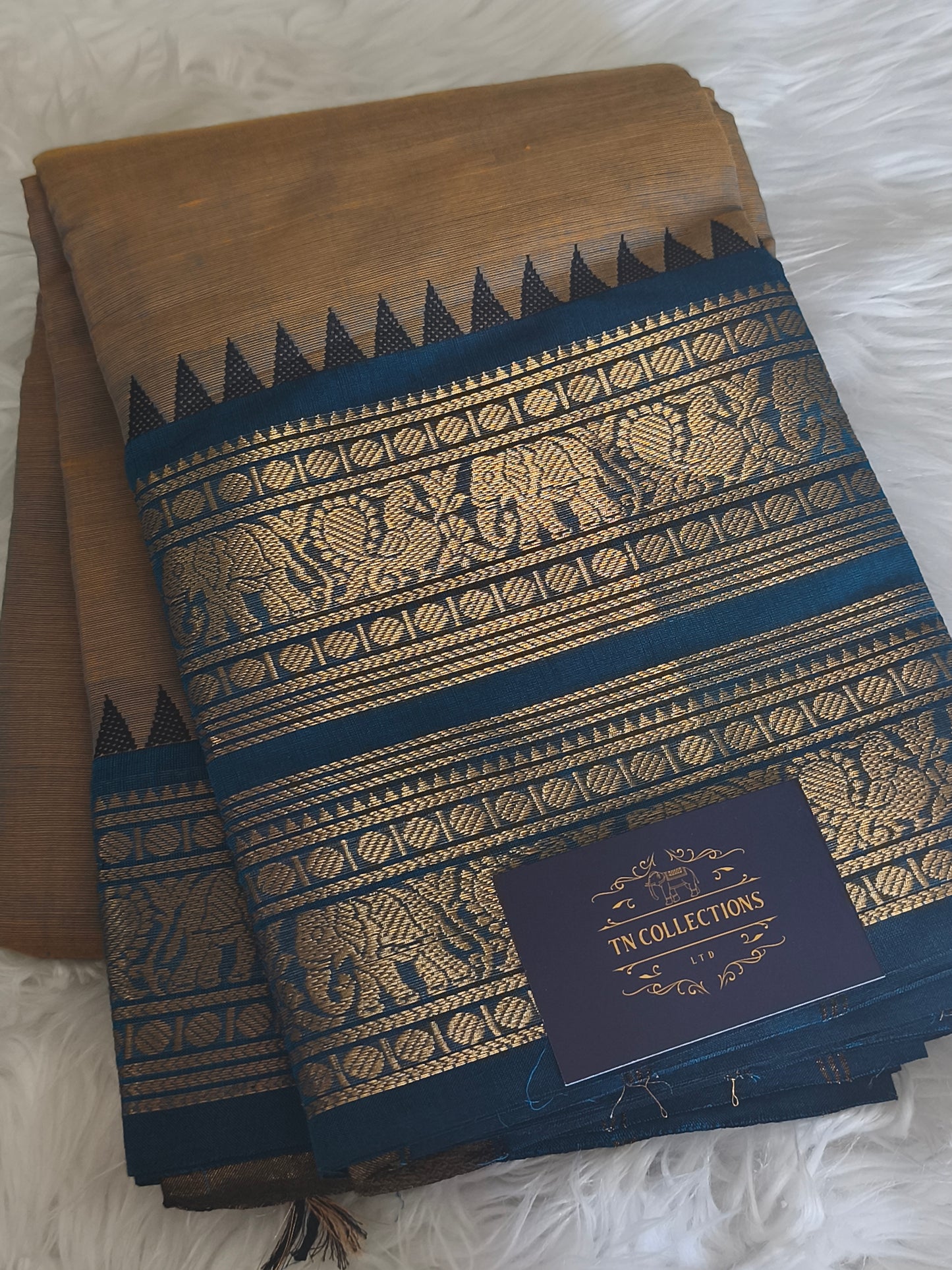 Pure handloom kanchi cotton saree