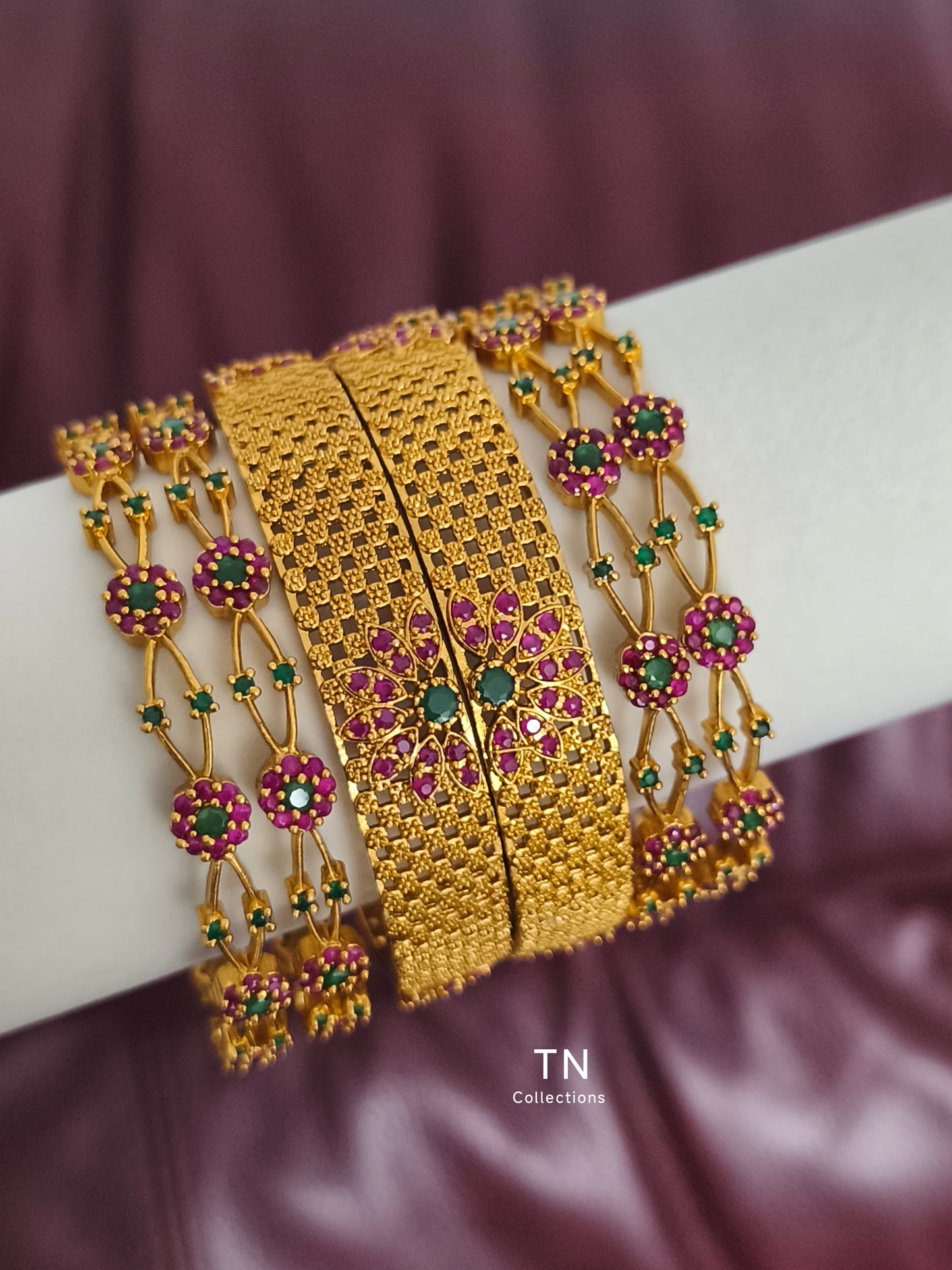 Matte Finish Bangles Set