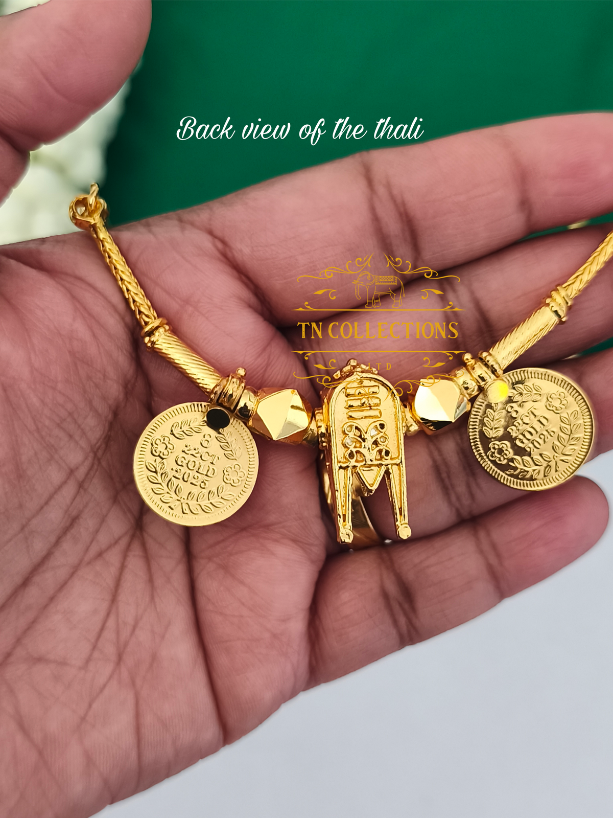 One gram gold plated Traditional Southindian style Thalichain (Thirumangalyam)