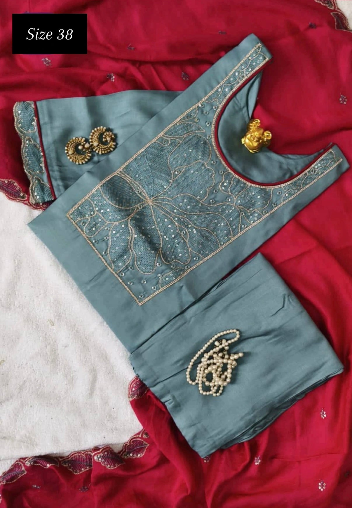 Readymade 3pcs Shalwar with bottom and duppatta