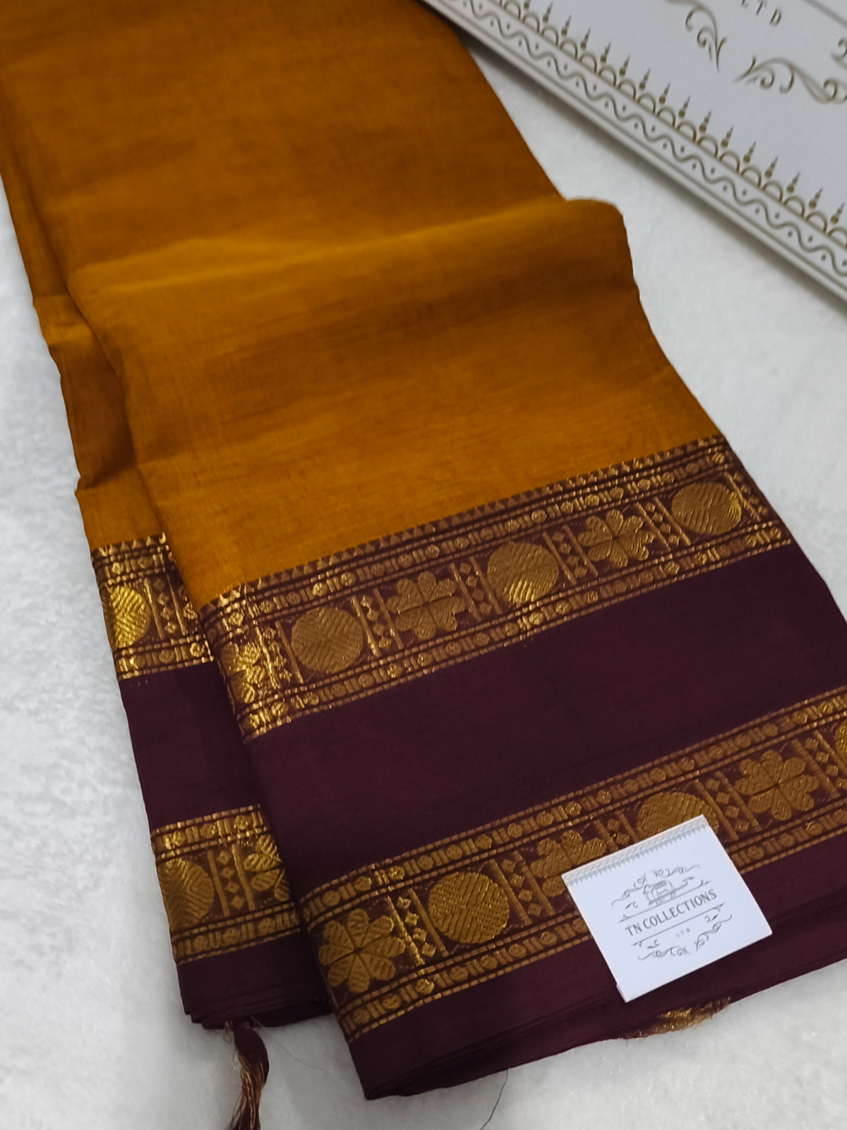 Pure handloom kanchi cotton saree