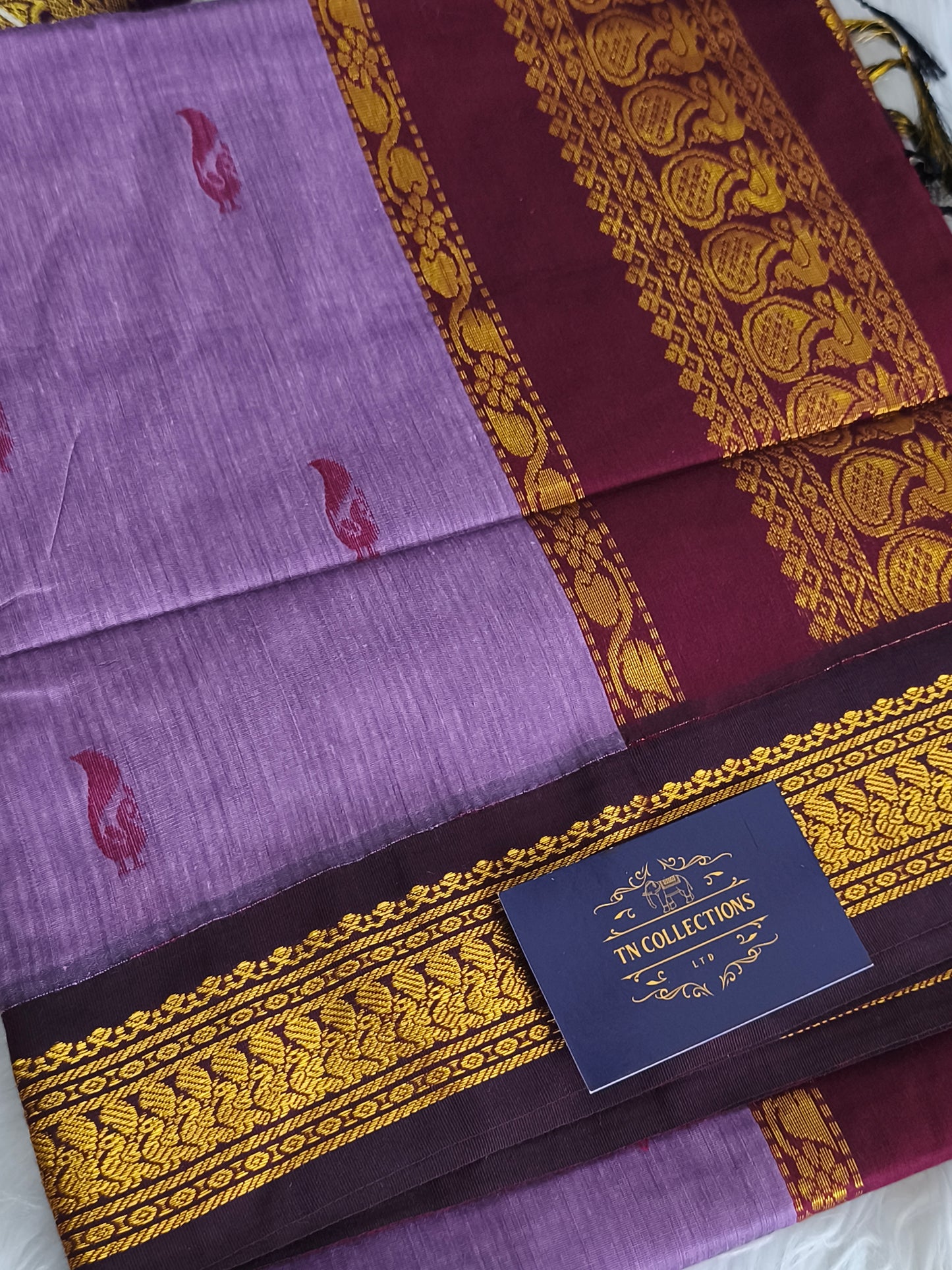 Kalyani Cotton Pattu Saree (Madisar 9 yards)