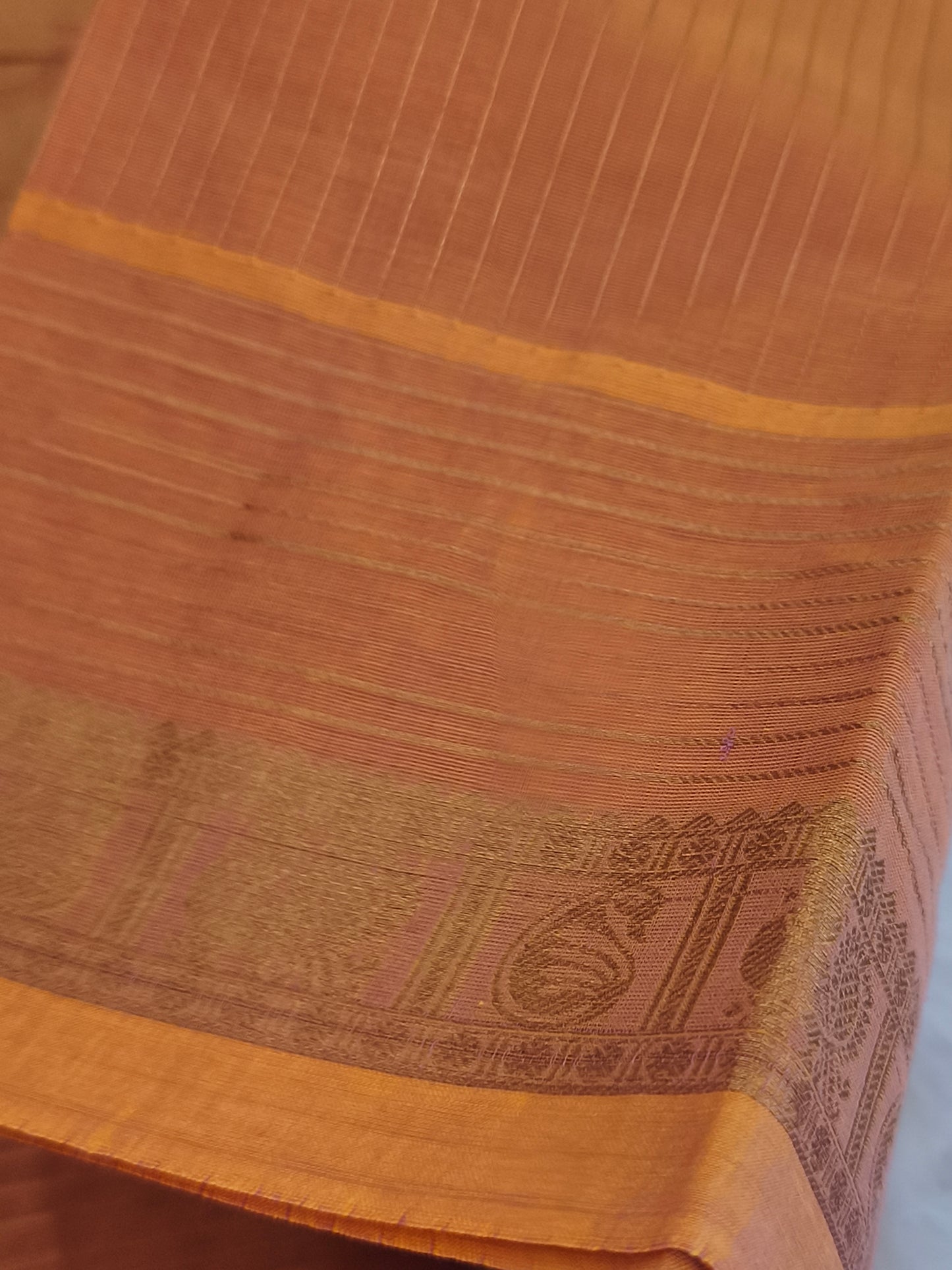 Pure Premium Kanchi cotton saree (120's count)