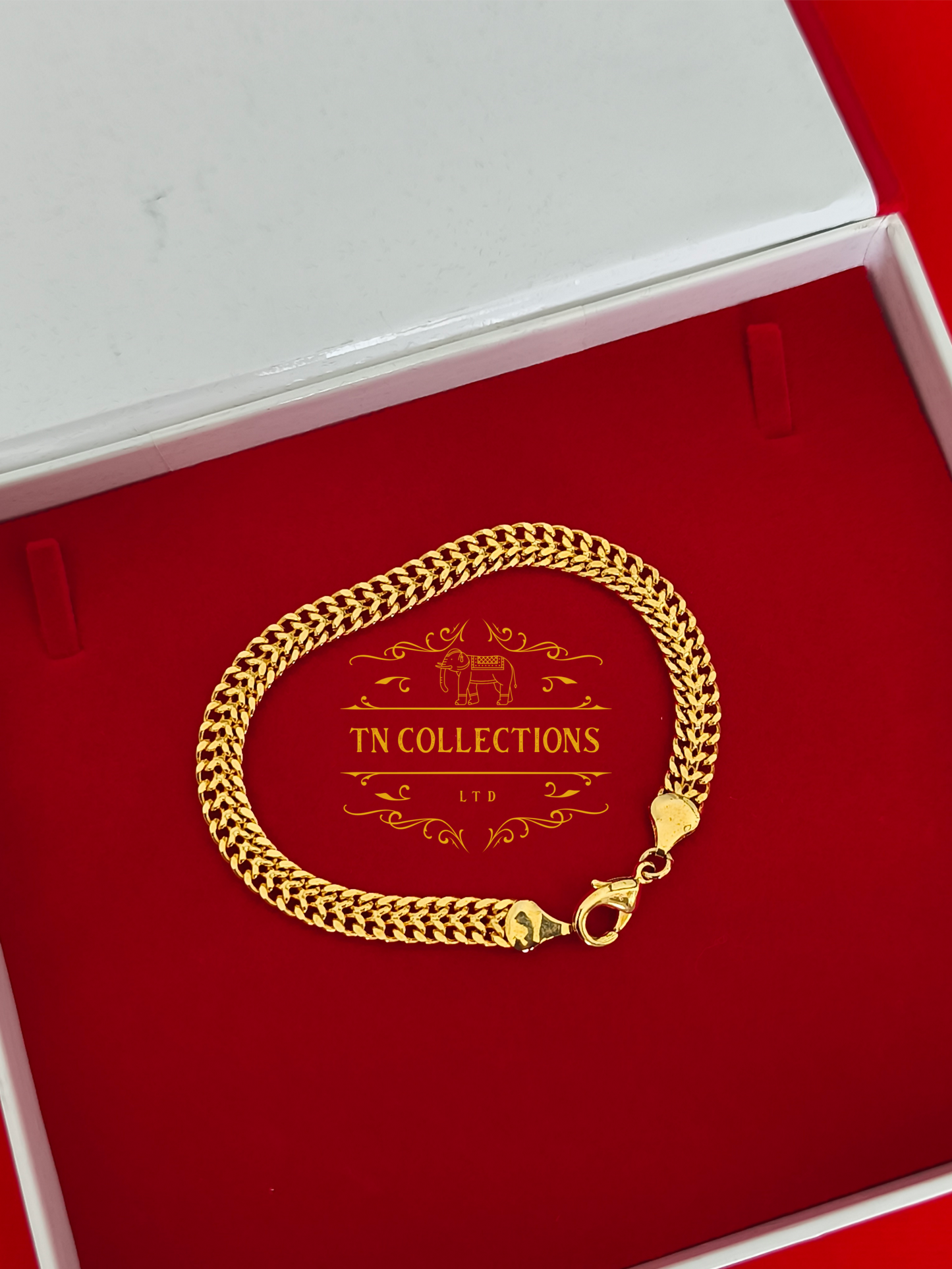 Micro Gold Plated Men's Bracelet