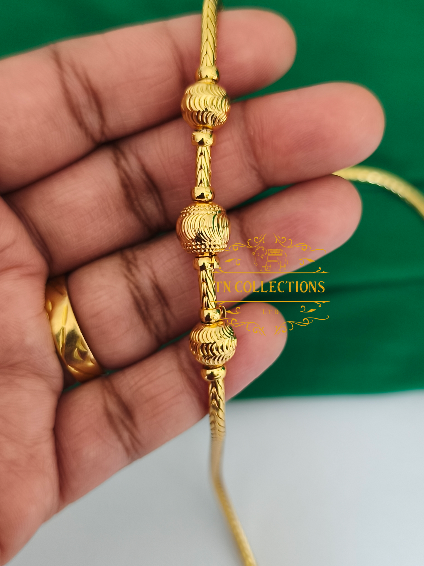 Micro Gold-Plated Traditional Mugappu Kodi