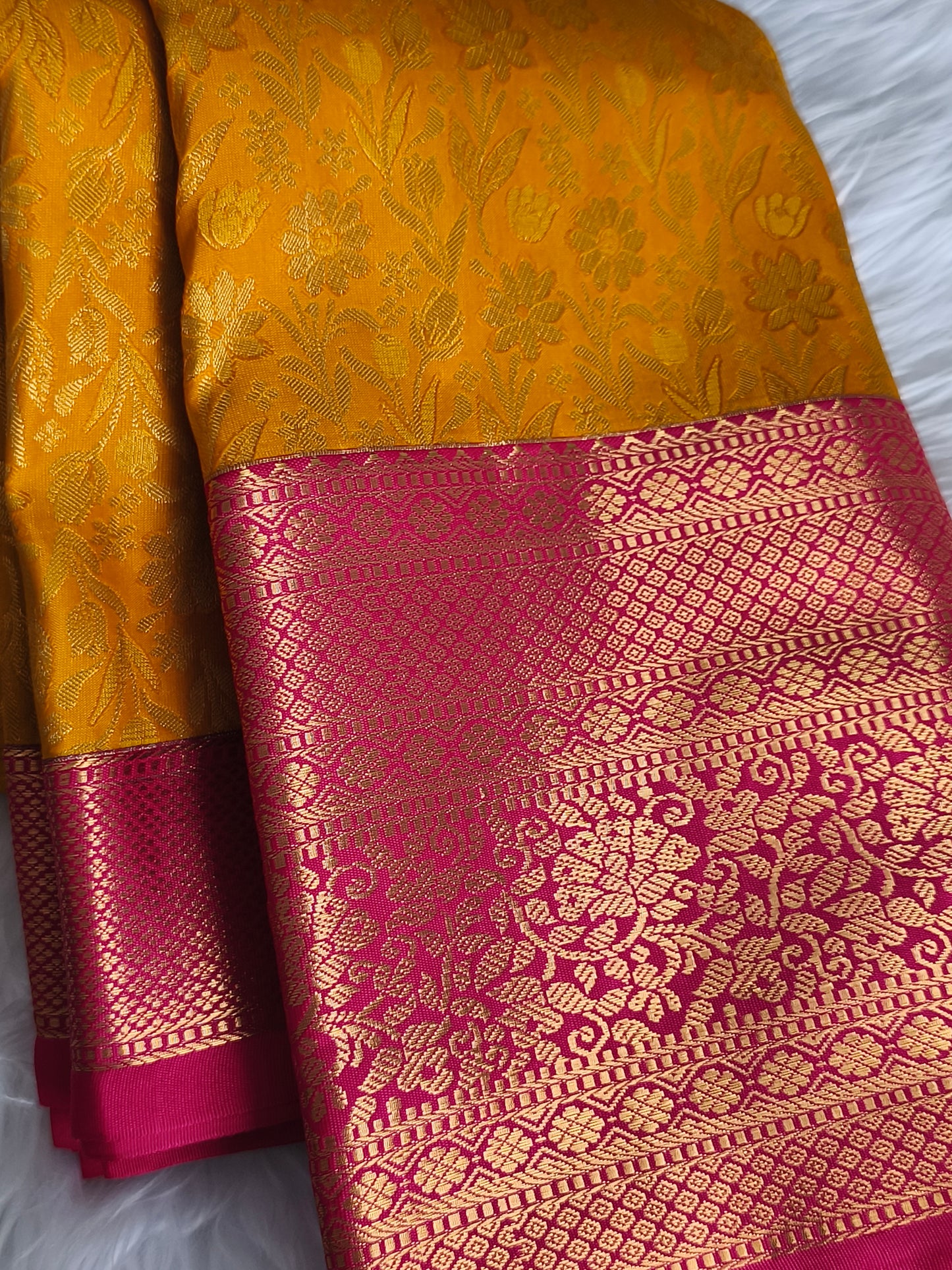 Traditional Colour Semi Kanchipuram Silk saree