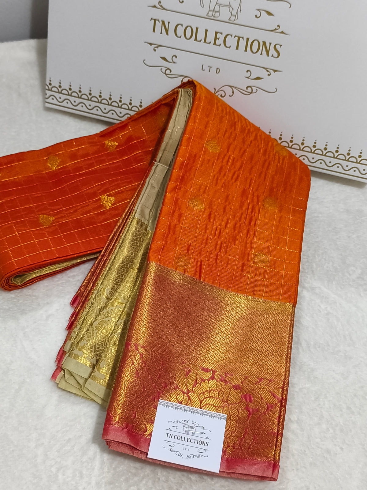 Premium kanchi Checked Semi Silk Saree