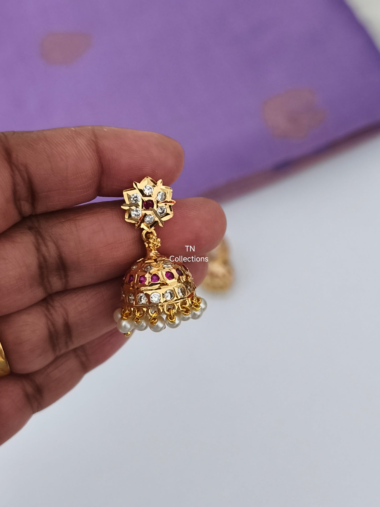 Micro Gold plated Traditional Semi Bridal Set
