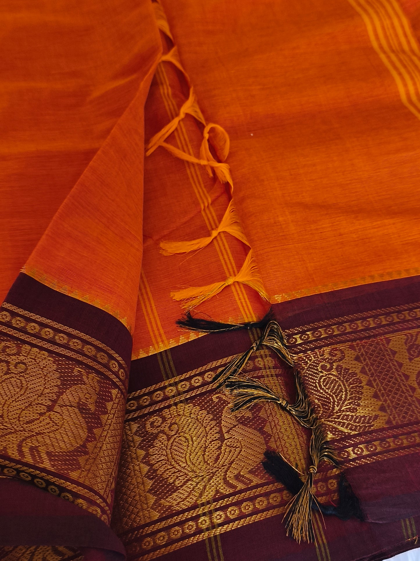 Pure Handloom kanchi cotton saree