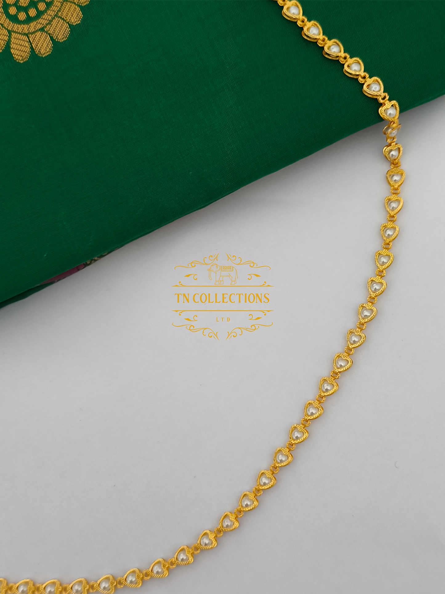 Micro Gold-Plated Shell Pearl Hip Chain