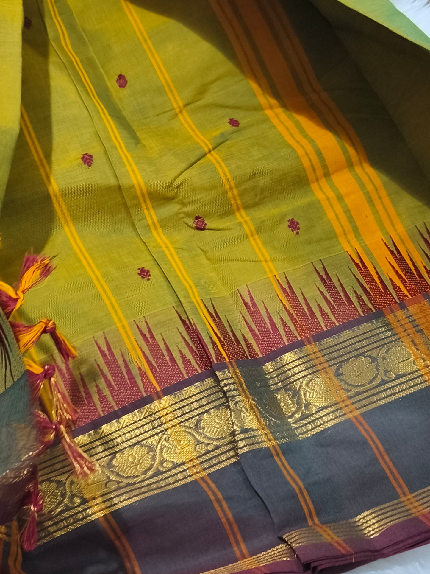 Pure Kanchi Cotton Saree