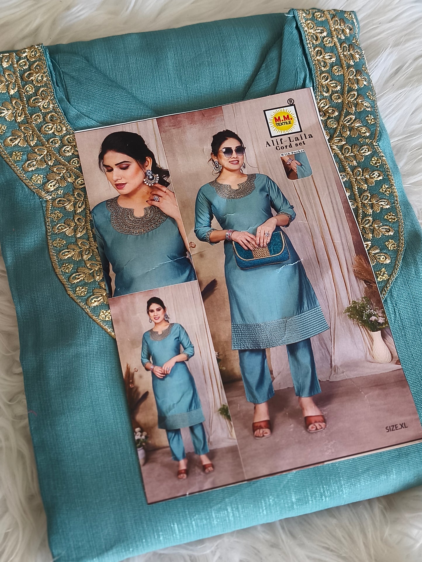 Baby Blue Trendy Co-ords sets (Size XL/ XXL)