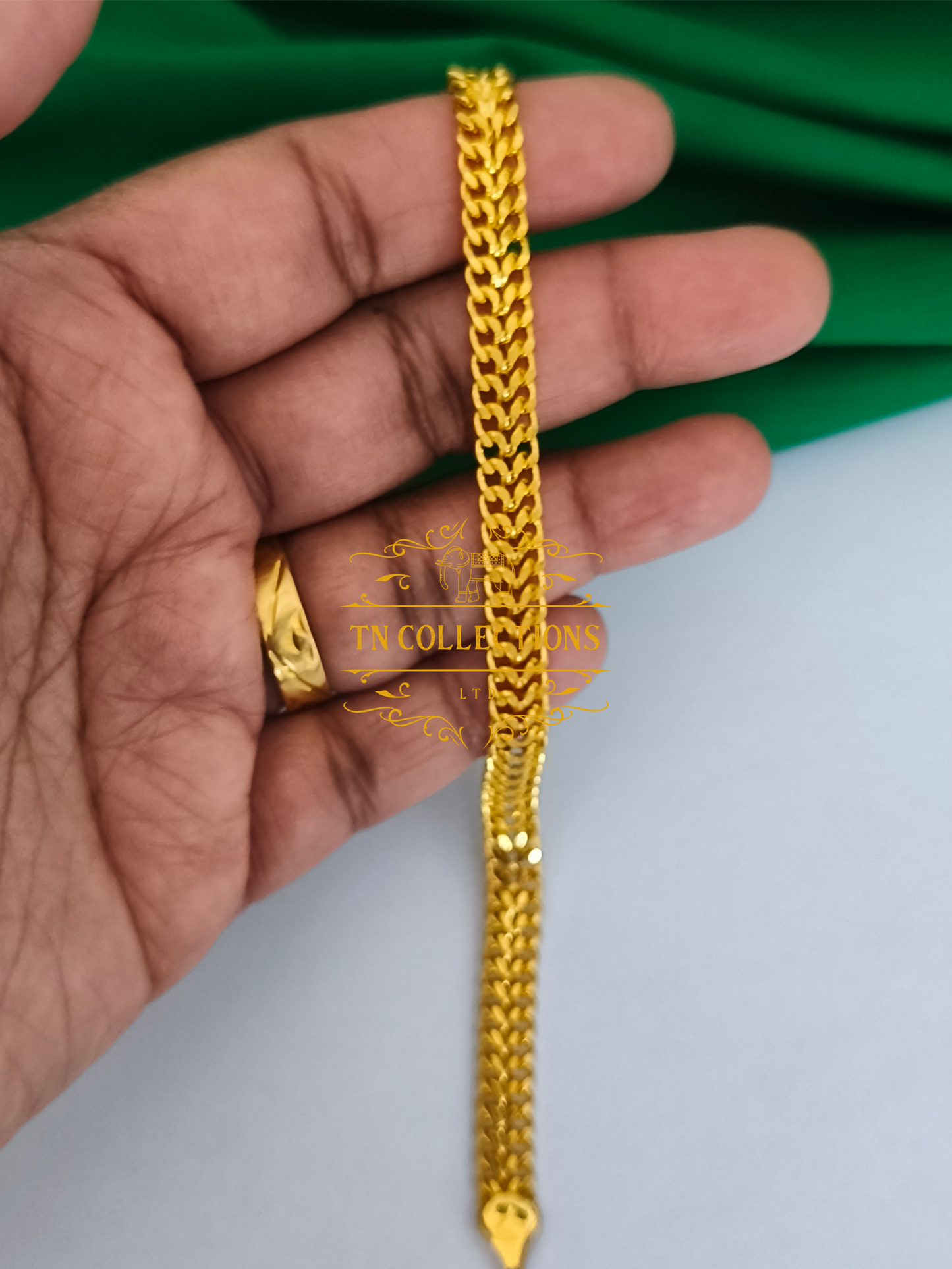 Micro Gold Plated Men's Bracelet