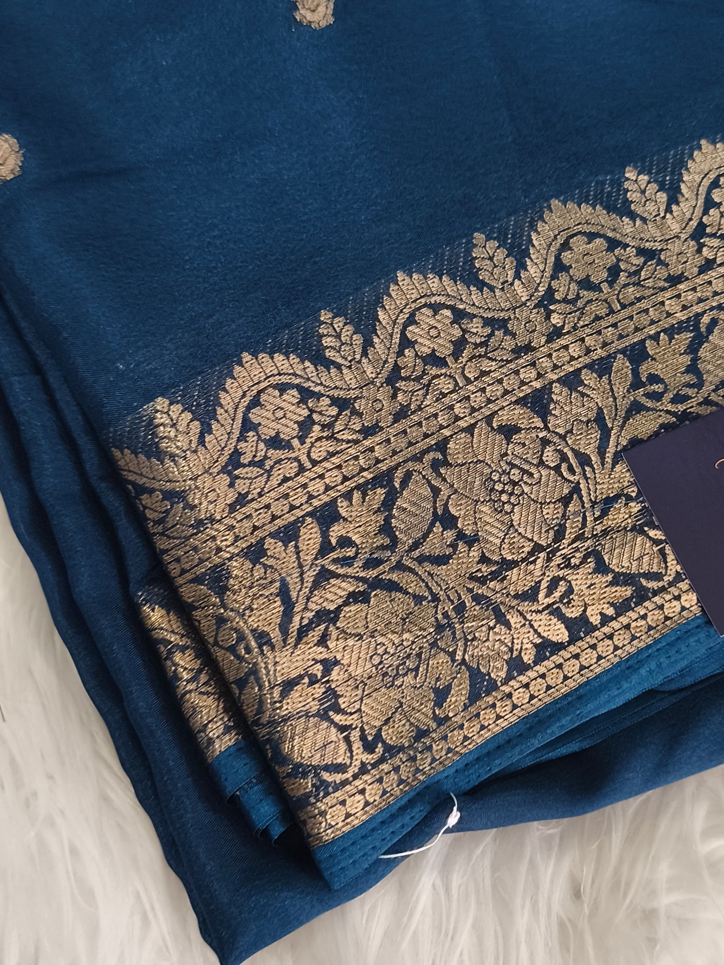 Soft Georgette saree (Blue)