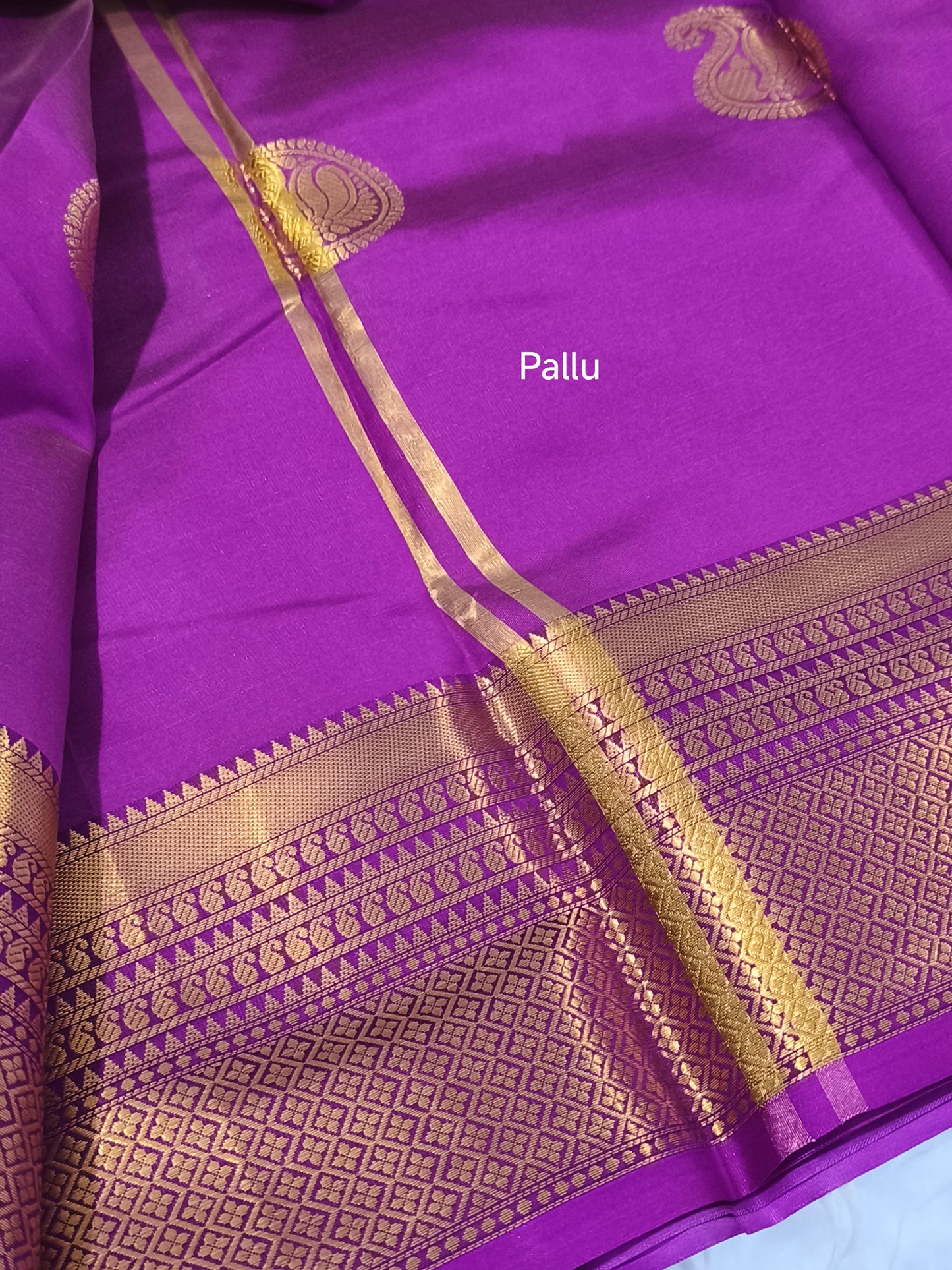 Luxury Semi Soft Silk Saree (Lavender)