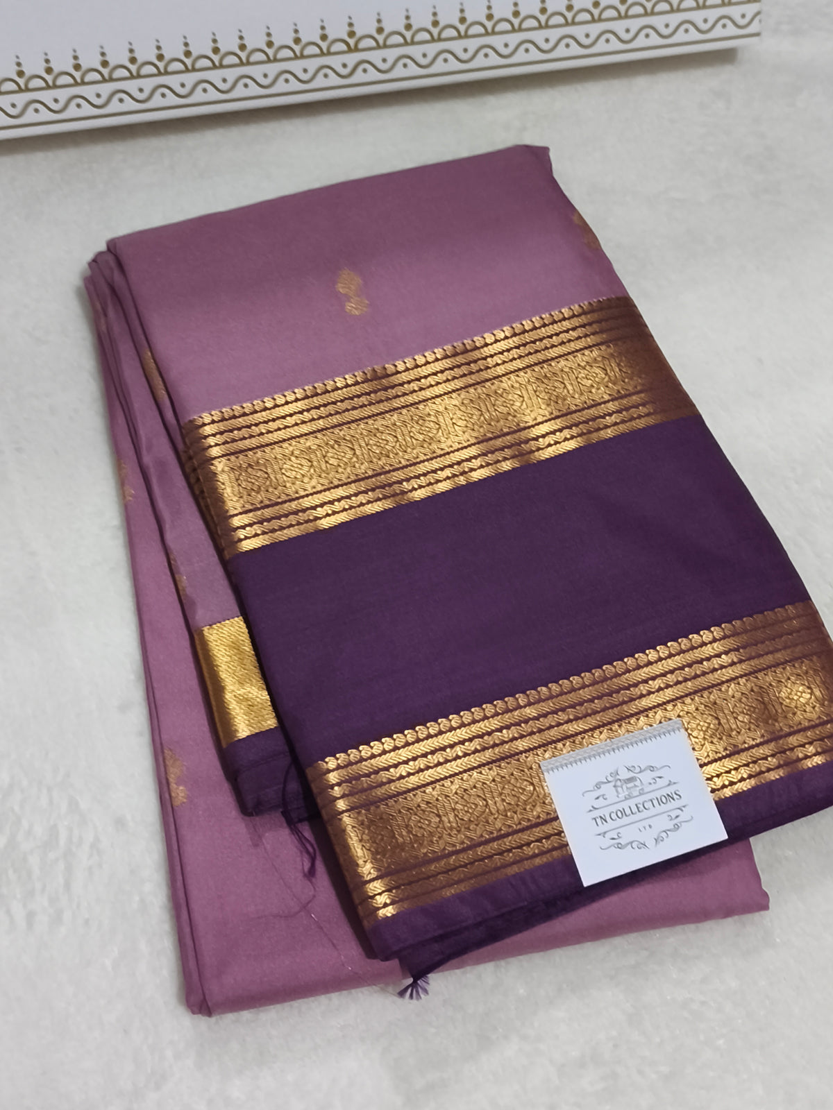 Trendy Semi Soft Silk Saree with contrast blouse and rich pallu
