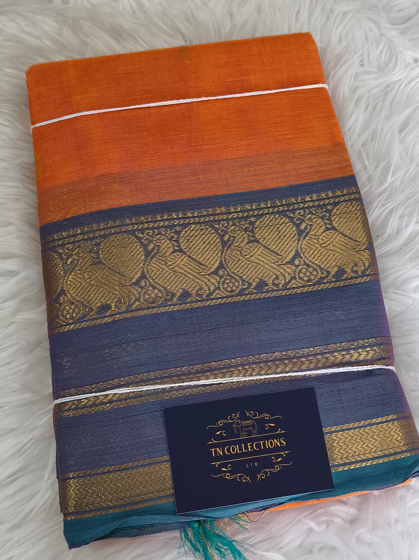 Pure handloom kanchi cotton saree