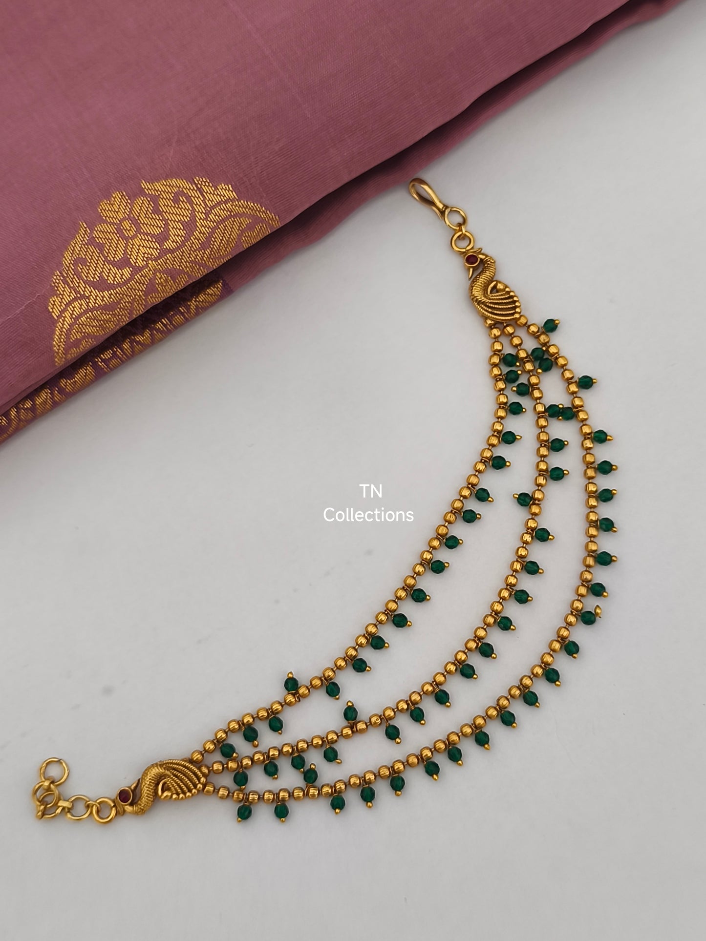 Antique Polish Emerald green Maatal