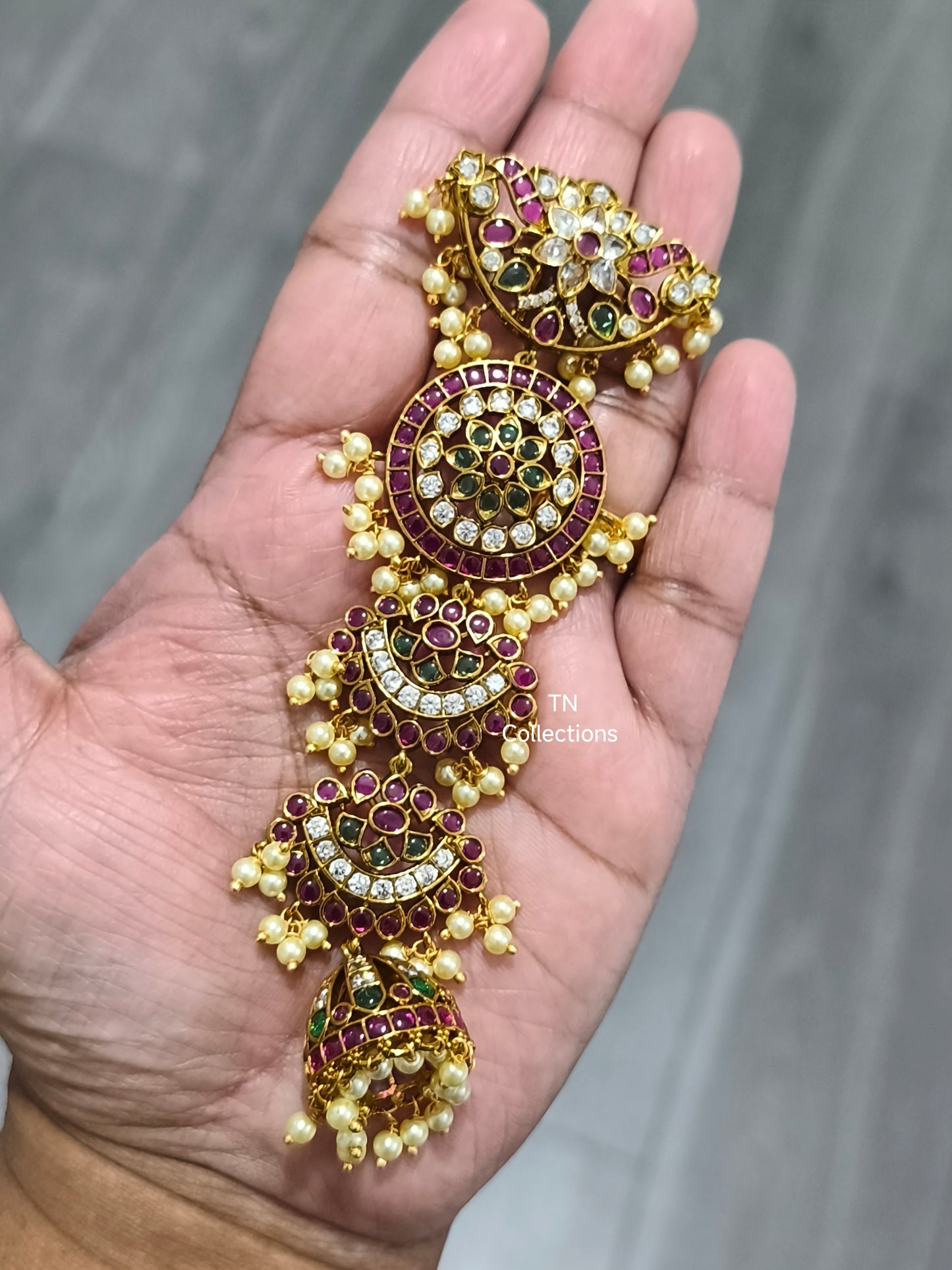 Antique Polish Real kemp Hair accessories (Rakodi)