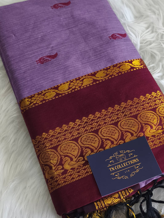 Kalyani Cotton Pattu Saree (Madisar 9 yards)