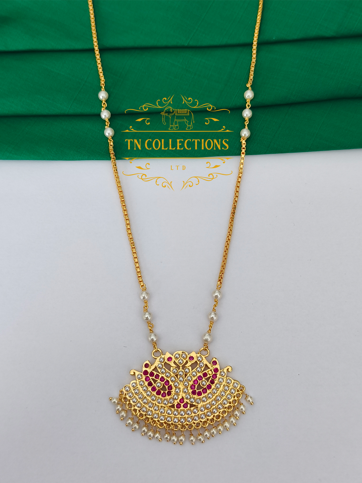 Micro Gold-Plated Traditional Pearl Pathakkam