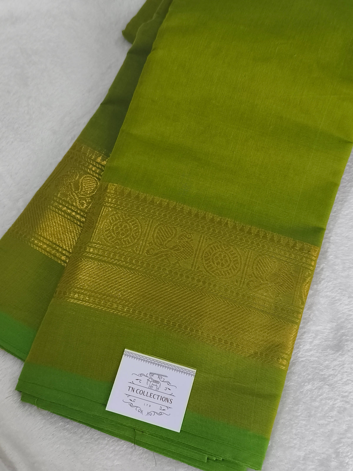 Pure handloom kanchi cotton saree