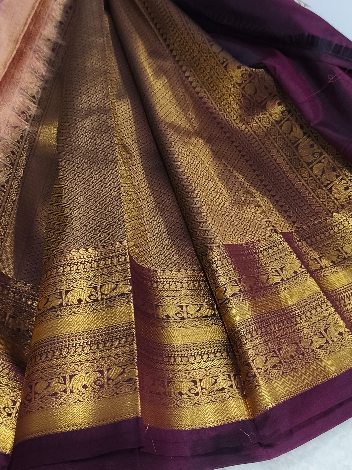 Premium kanchi semi silk saree