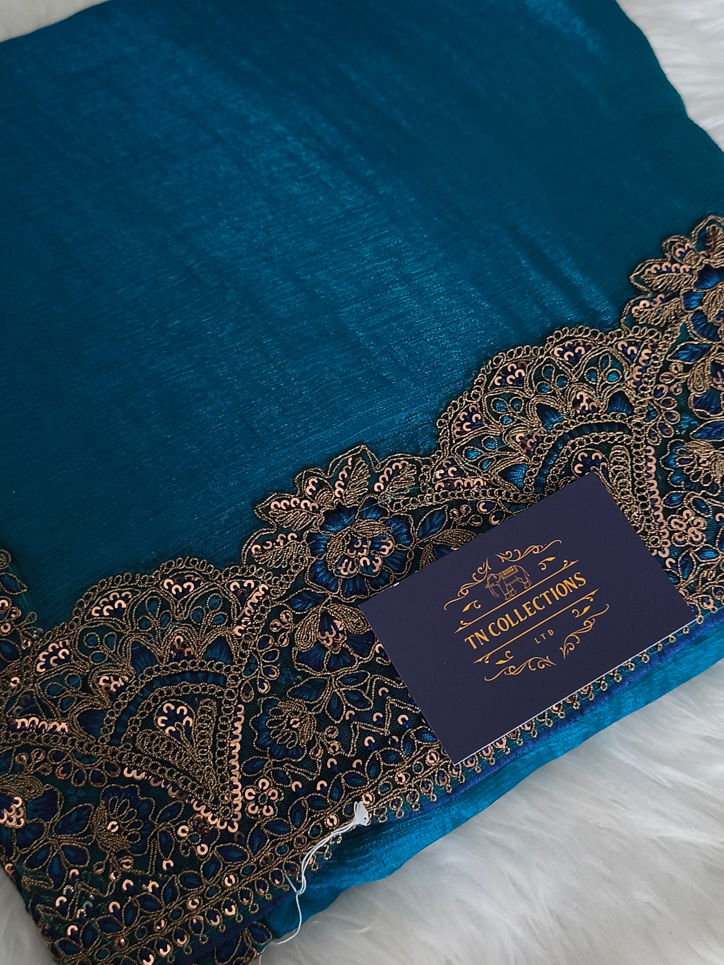 Satin Georgette Designer Party wear Saree