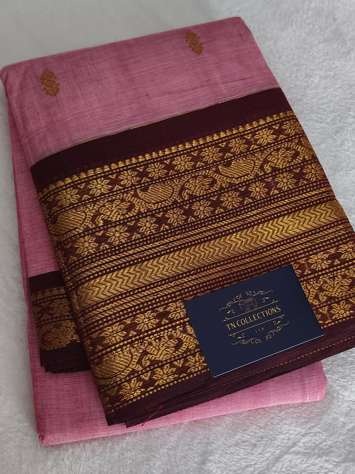Grand Pure Kanchi Cotton Saree with Rich Pallu