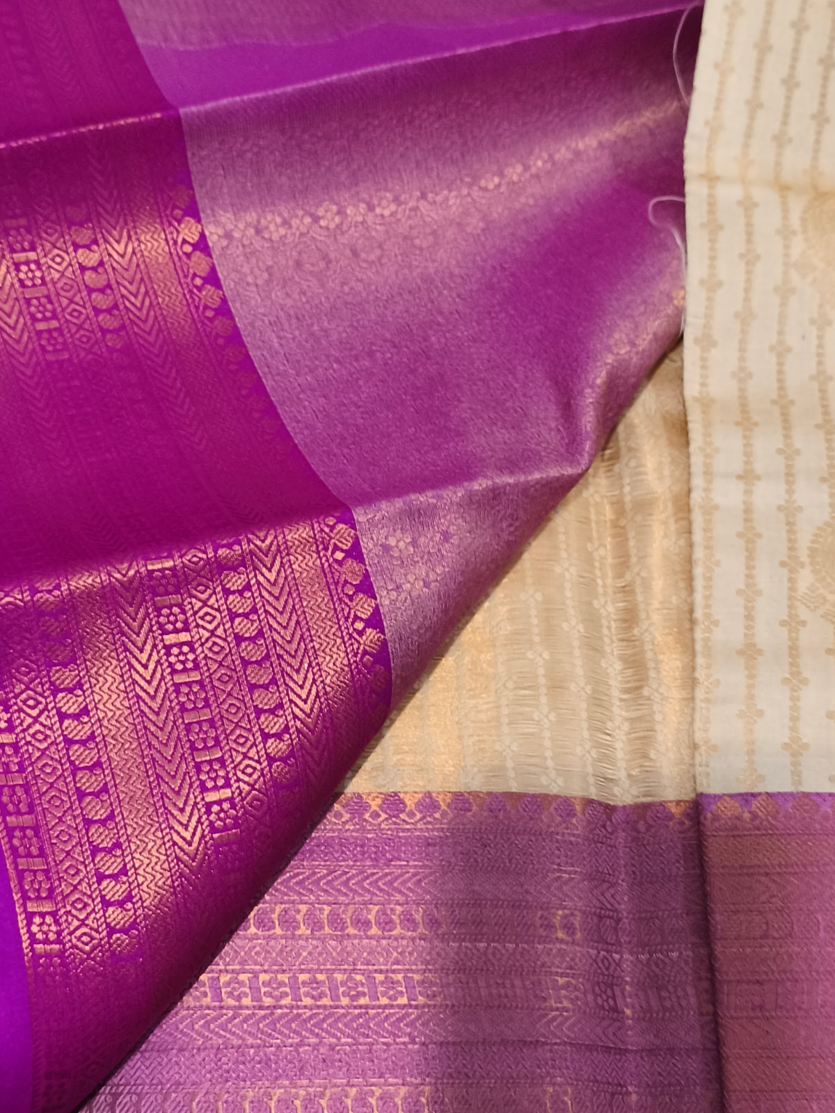 Kanchipuram Vairaoosi Soft Silk Saree