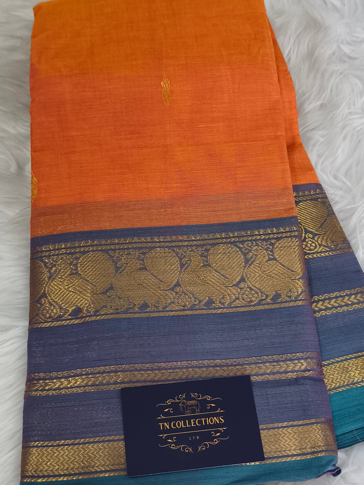 Pure handloom kanchi cotton saree