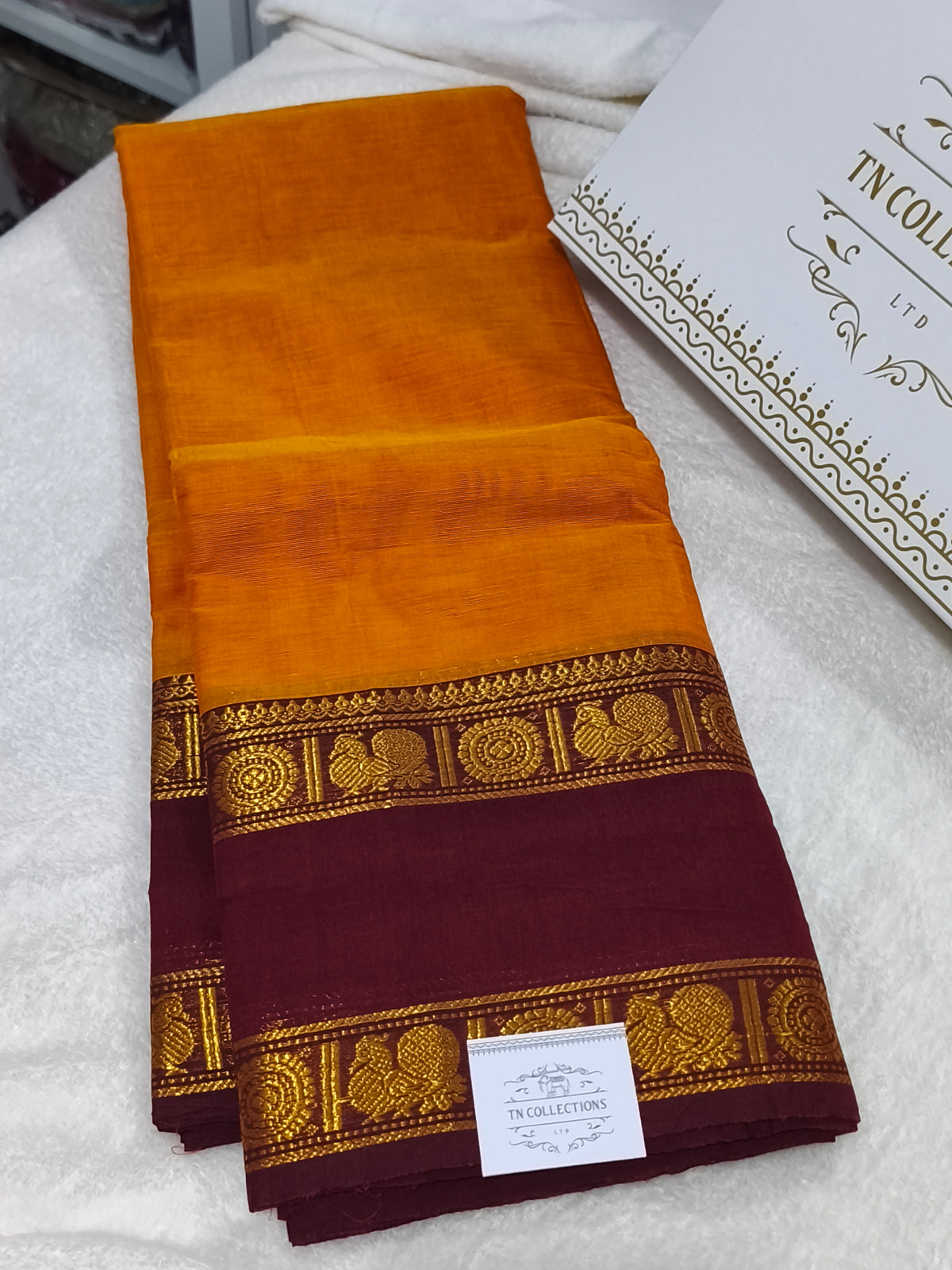 Pure Handloom Kanchi Cotton Saree
